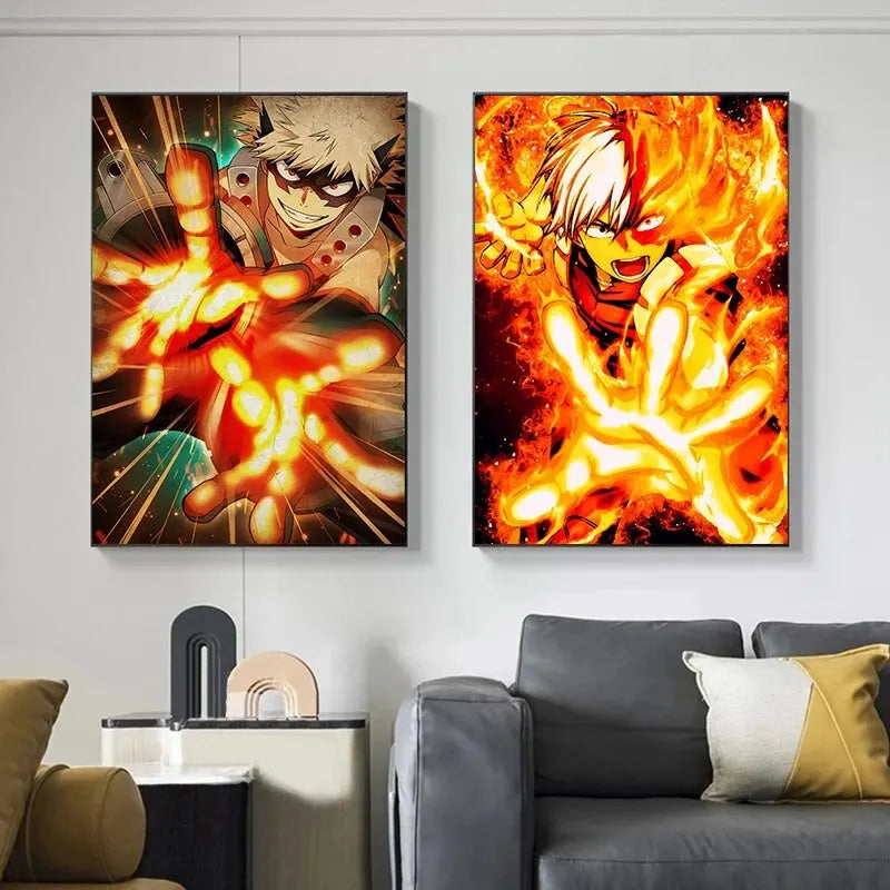 My Hero Academia Anime Canvas Wall Art Decor
