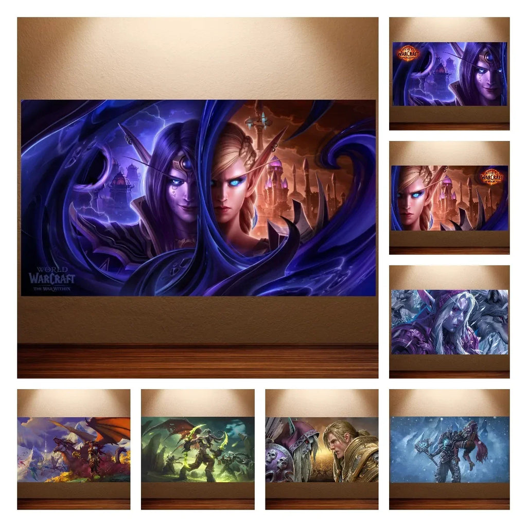 World of Warcraft Canvas Art: Game Room Decor