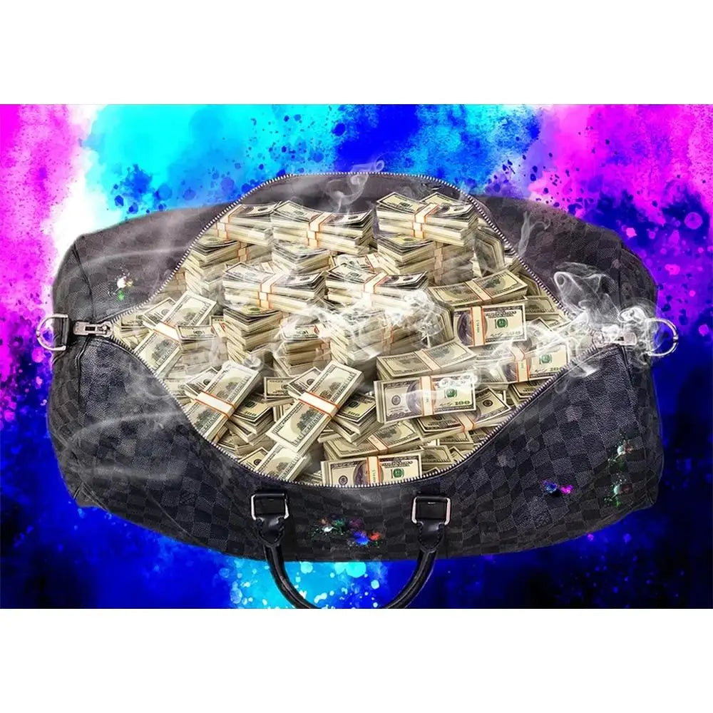 Bitcoin Dollar Graffiti Canvas Art Poster for Home Decor