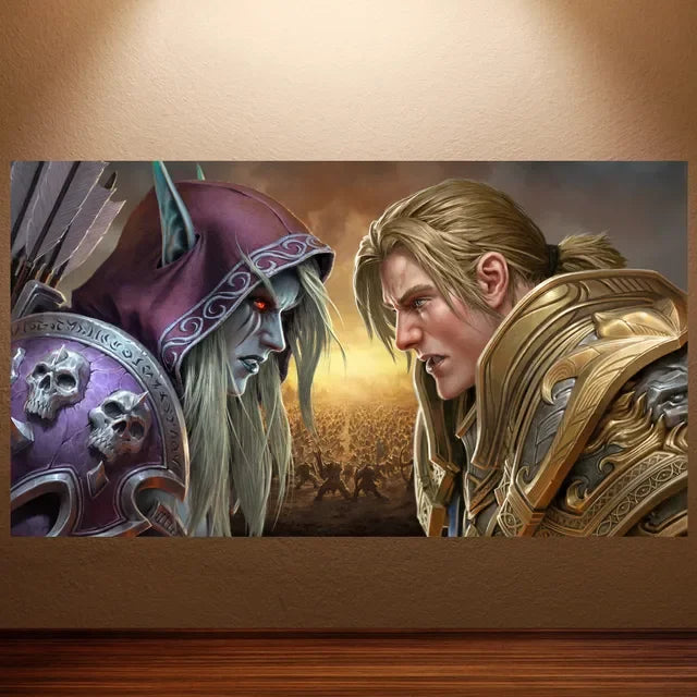 World of Warcraft Canvas Art: Game Room Decor