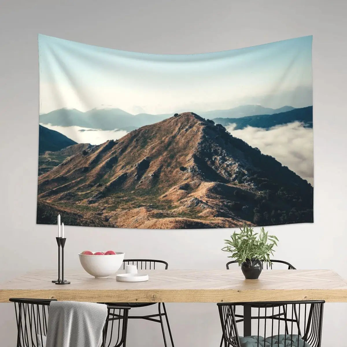 Anime Mountains Tapestry Wall Art Decor