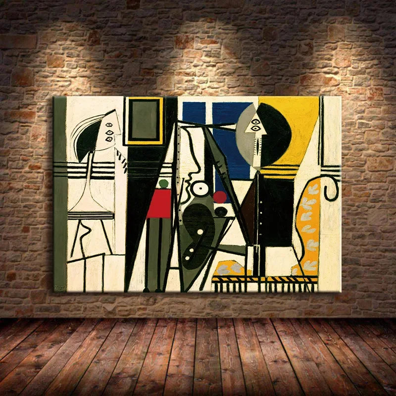 Picasso Canvas Art Print - Living Room Wall Decor