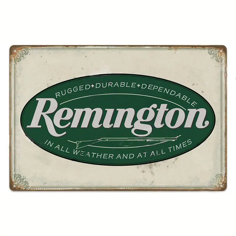 Vintage Metal Tin Signs for Garage Man Cave Decor