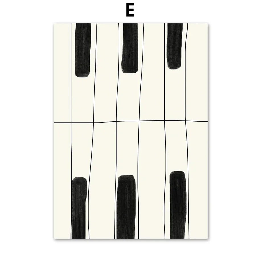 Bohemian Line Art Girl Canvas Poster for Wall Decor