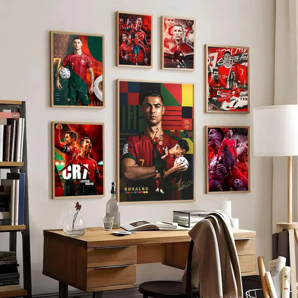 Cristiano Ronaldo Vintage Posters Retro Wall Decor