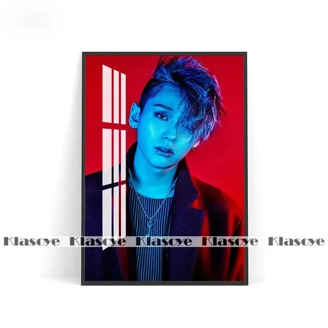 K-Pop Idol Canvas Poster: Music Star Art Print Gift