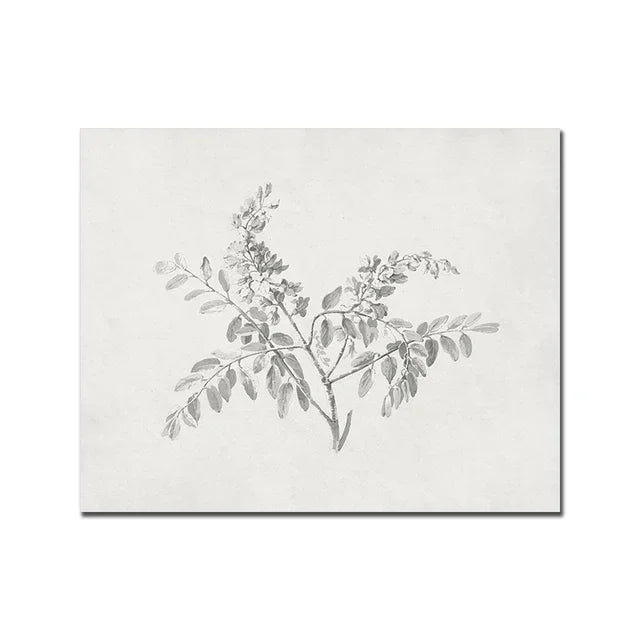 Santa Claus Elk Winter Canvas Art Nordic Wall Decor