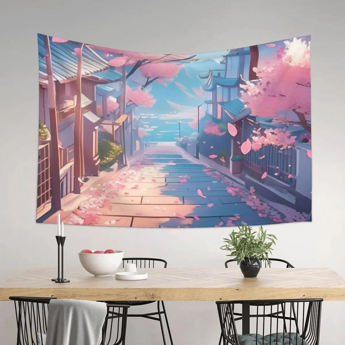 Cherry Blossom Japan Tapestry Wall Decor
