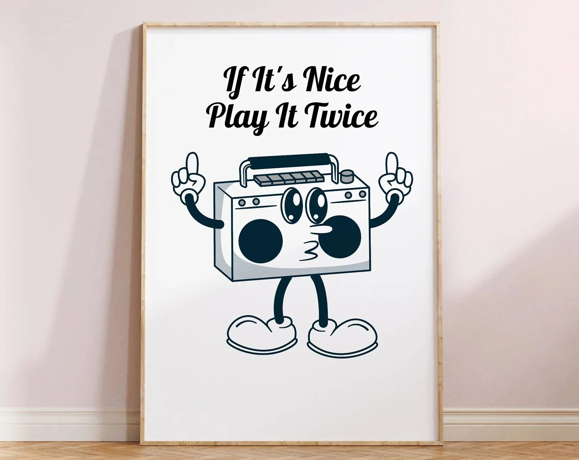 Colorful Retro Inspirational Quote Canvas Art for Home