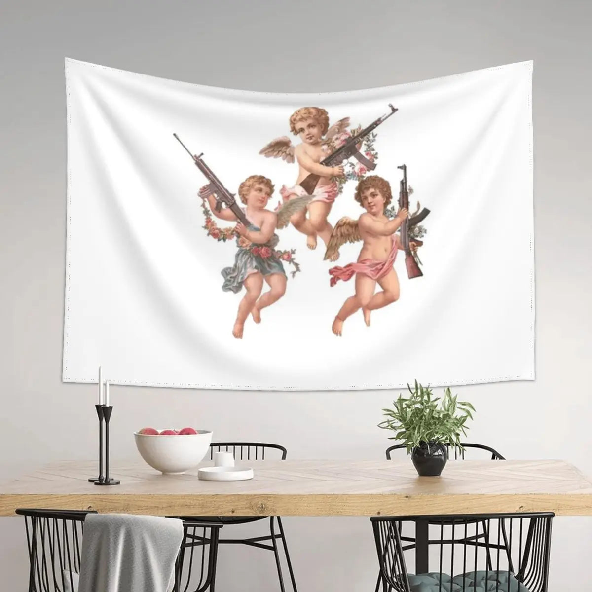 Cherubs Tapestry Wall Decor for Girls Room