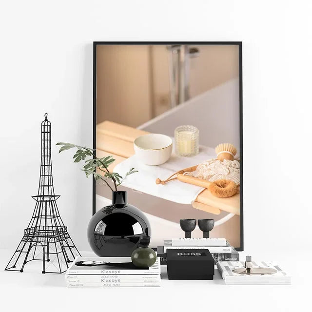 Canvas Art: Spa Woman Poster for Massage & Relaxation Decor