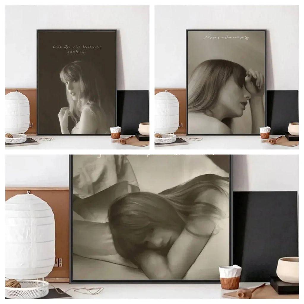 Taylor Swift Aesthetic Canvas Wall Art Poster Decor