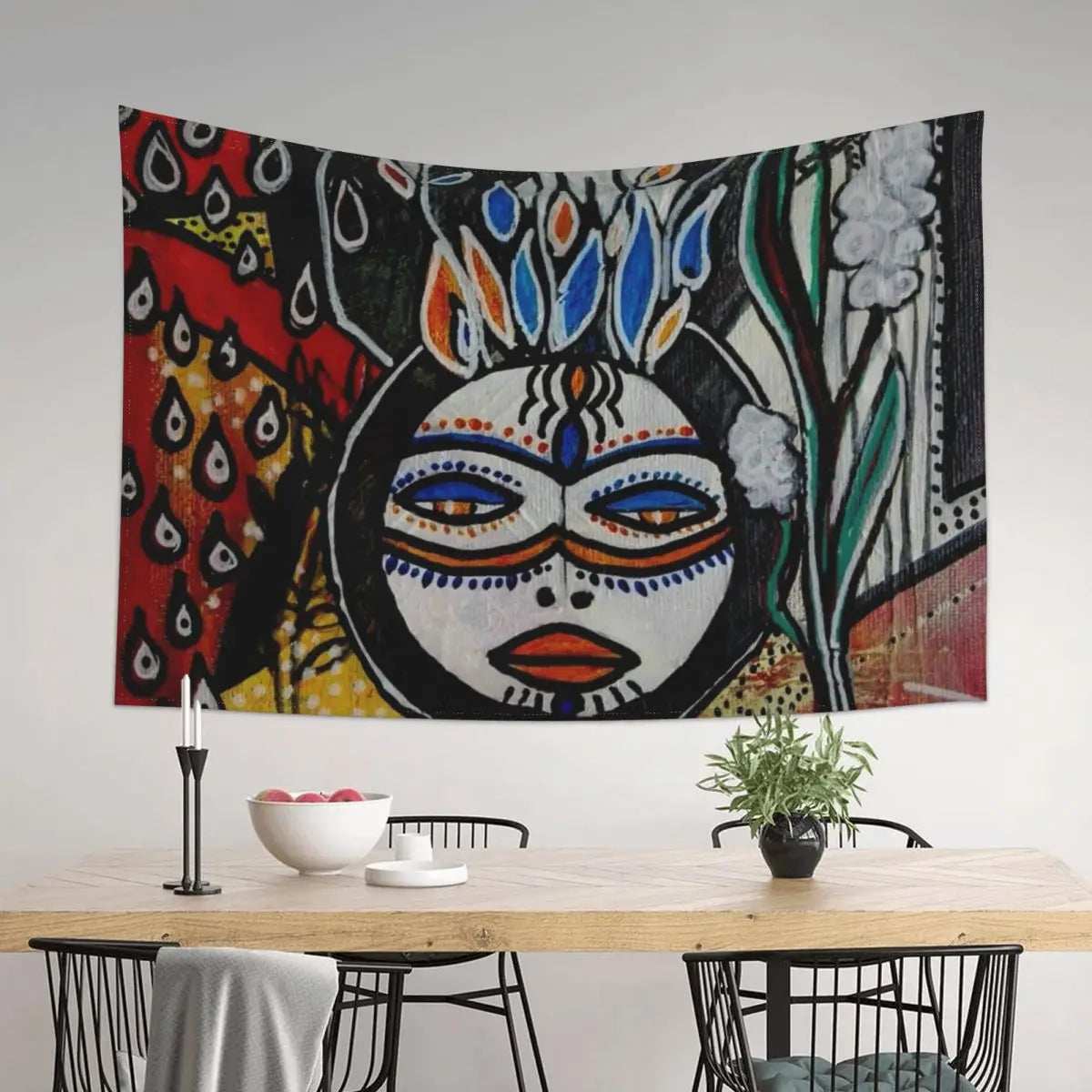 Plant Spirit Wall Tapestry for Bedroom Decor