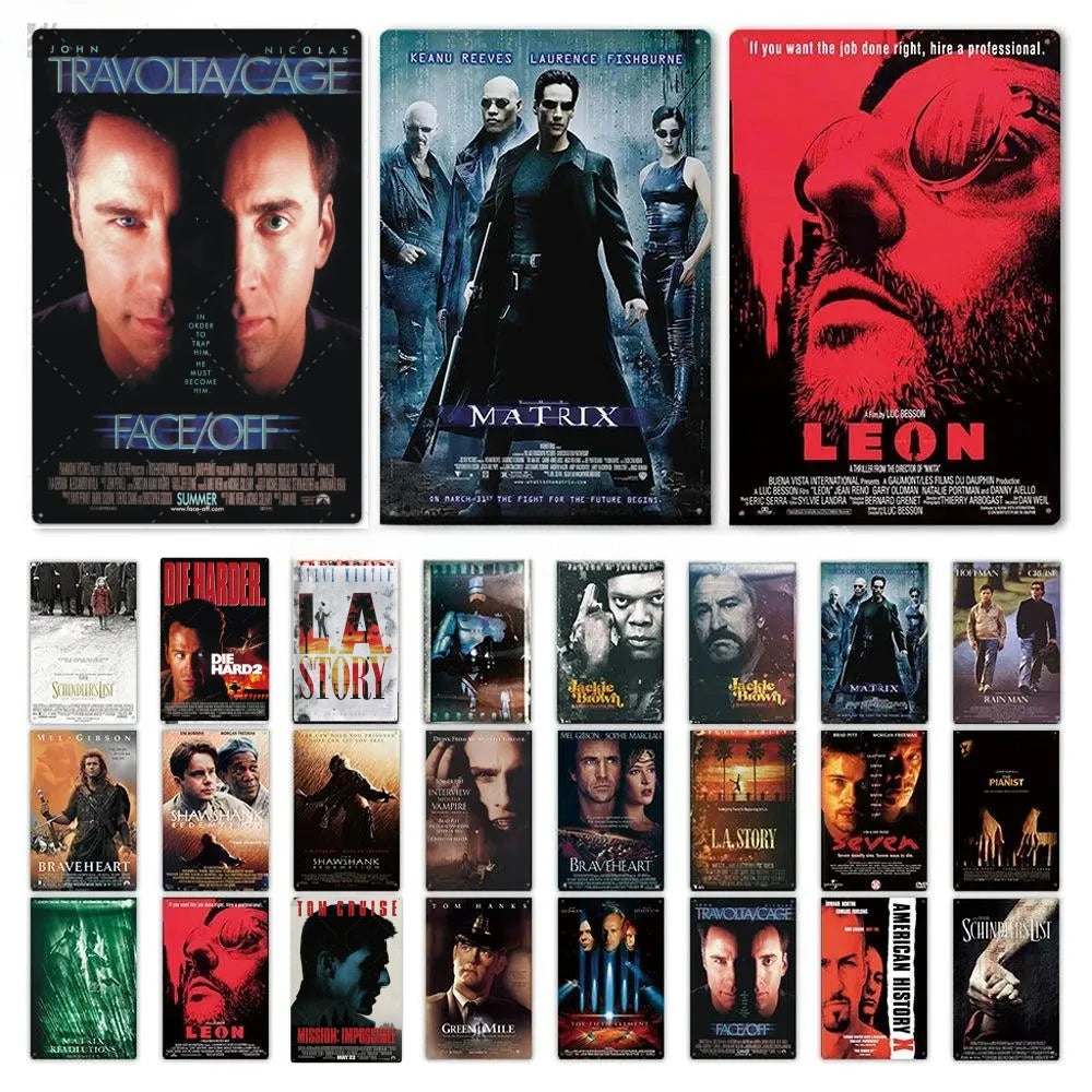 Vintage Metal Tin Signs Wall Decor for Bar & Pub