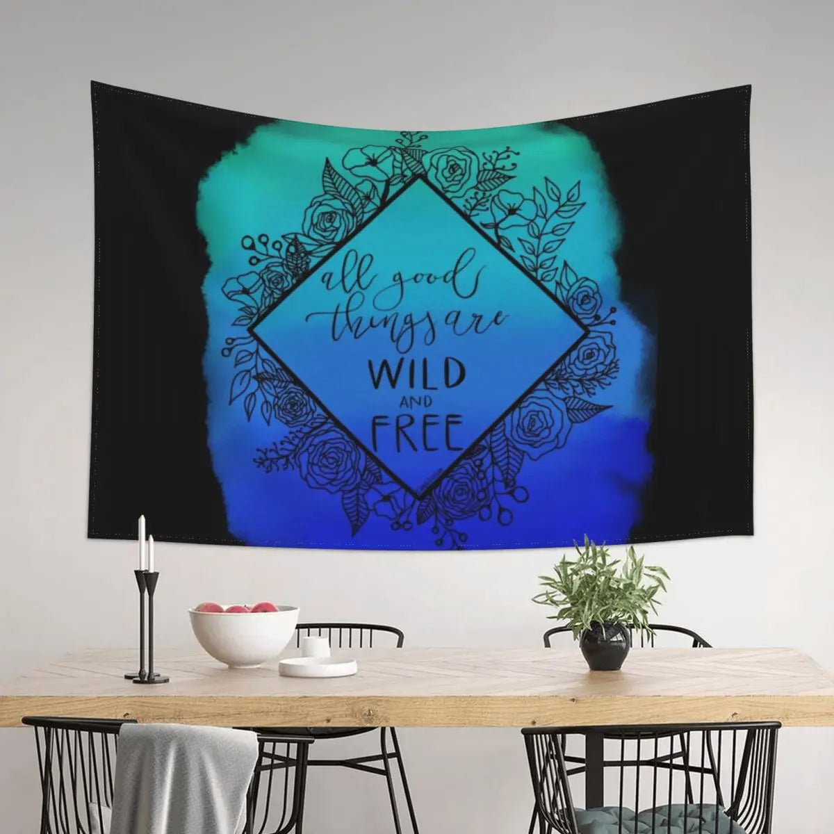 Wild and Free Aesthetic Bedroom Tapestry Decor