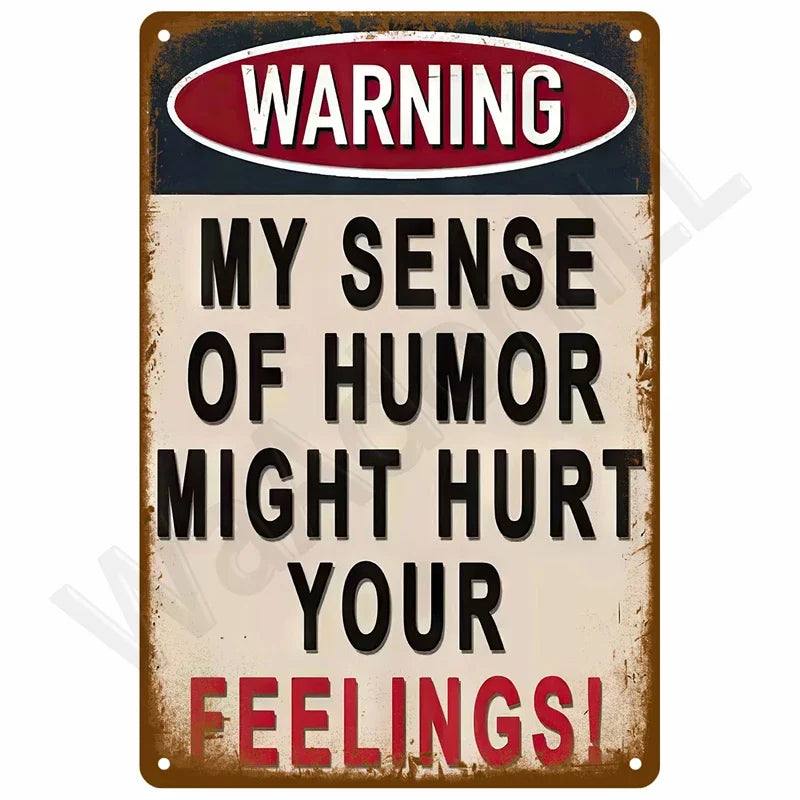 Retro Metal Tin Sign Wall Decor Bar Art Poster