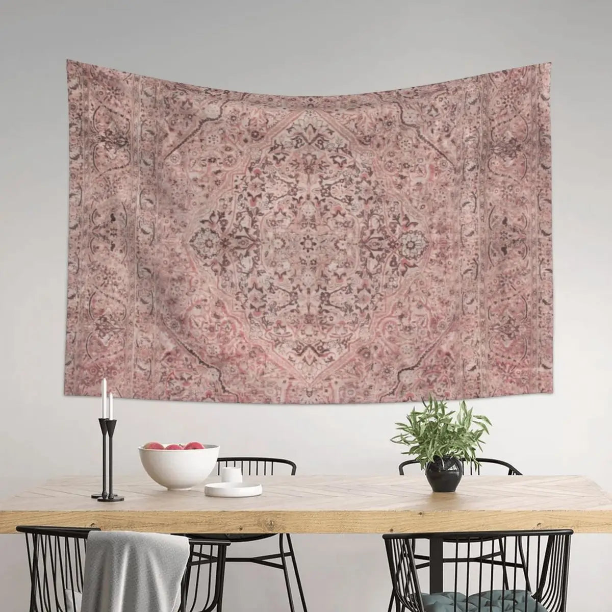 Persian Tabriz Rug Print Wall Tapestry Decor