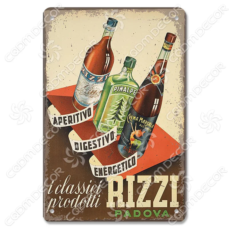Retro Belgian Beer Tin Sign Wall Decor for Bar & Pub