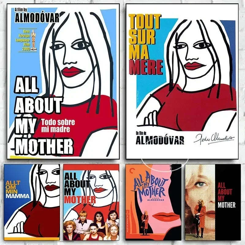 All About My Mother Canvas Poster - Spanish Film Art Decor