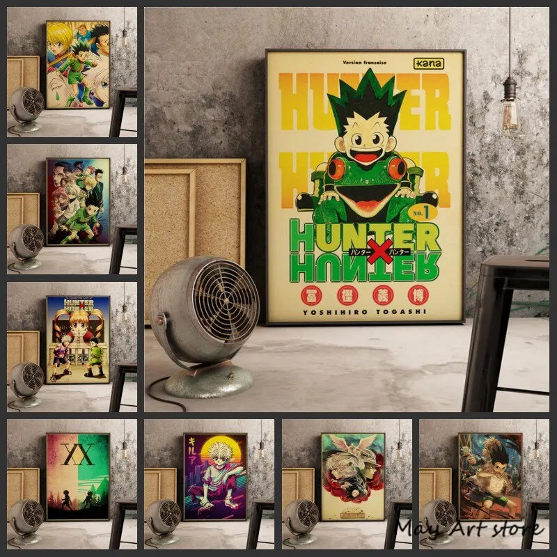 Hunter X Hunter Anime Canvas Wall Art Posters