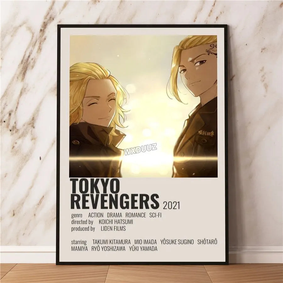 Anime Canvas Posters: Attack on Titan, Demon Slayer, Jujutsu Kaisen