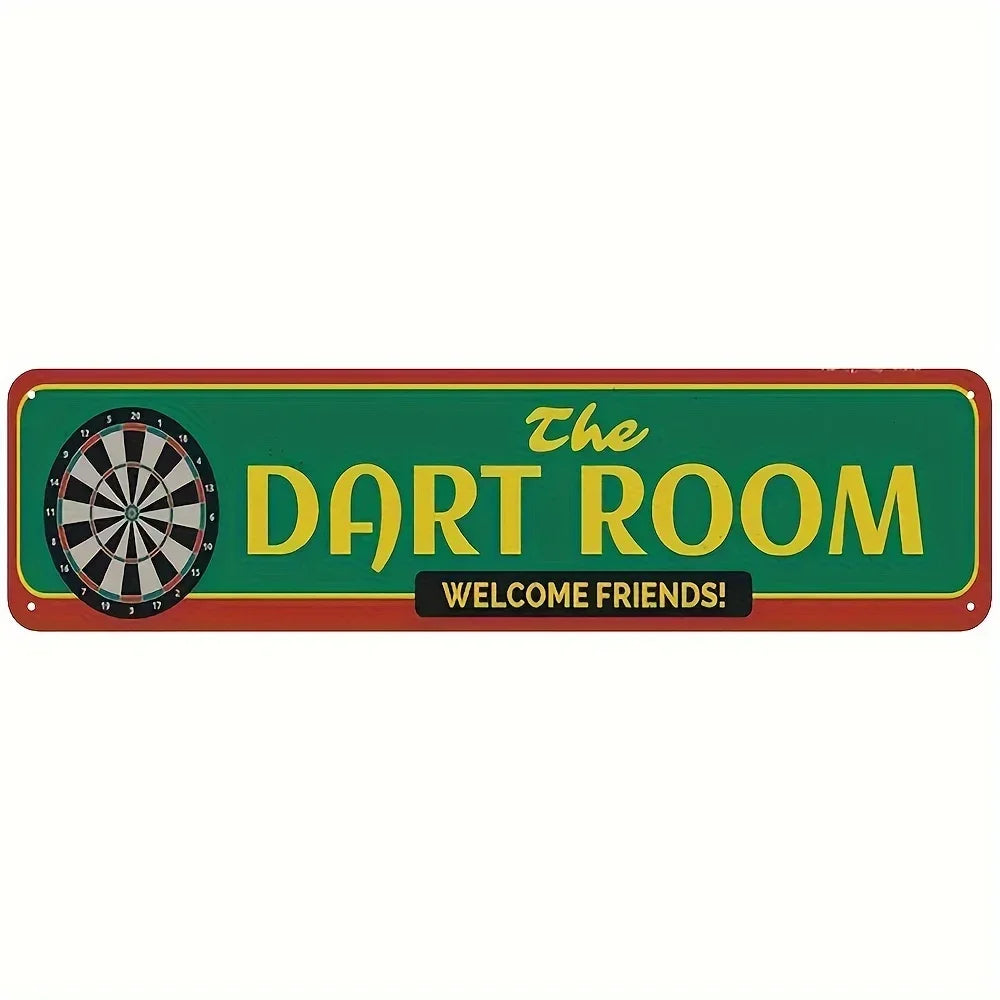 Retro Metal Tin Sign Wall Decor 40x10cm