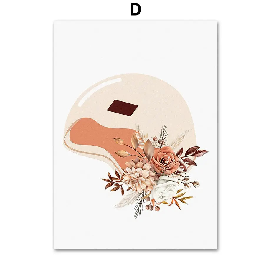 Boho Nail Salon Art Canvas Nordic Wall Decor