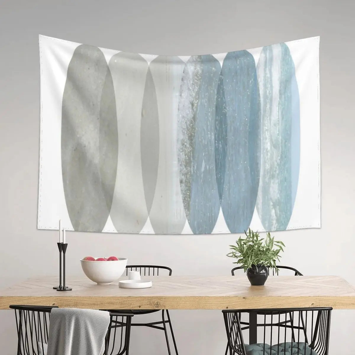 Beach Fragments Aesthetic Tapestry for Living Room Decor