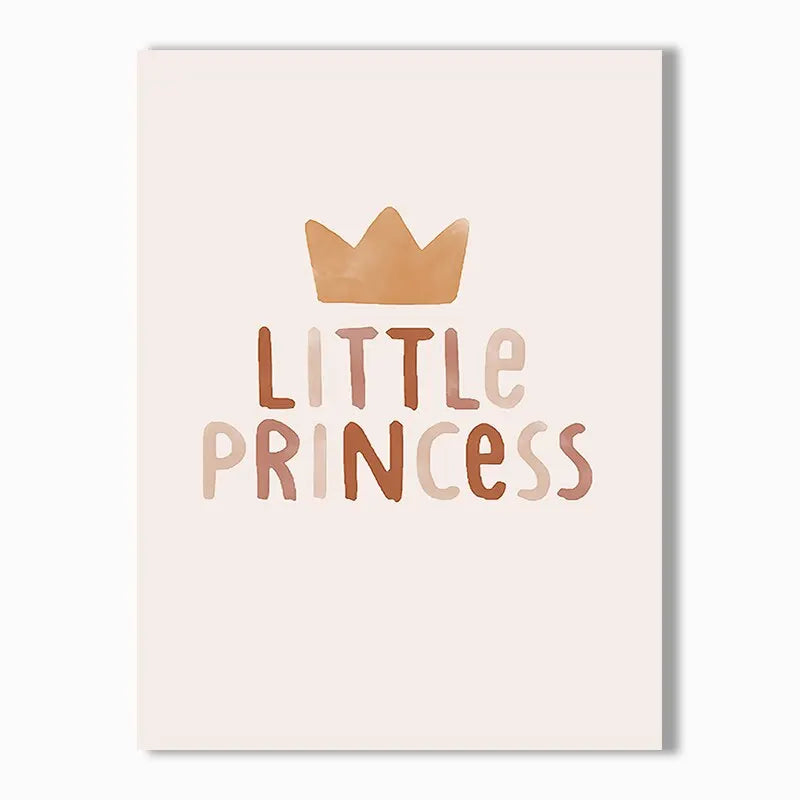 Boho Animal Wall Art Canvas for Kids Room Decor