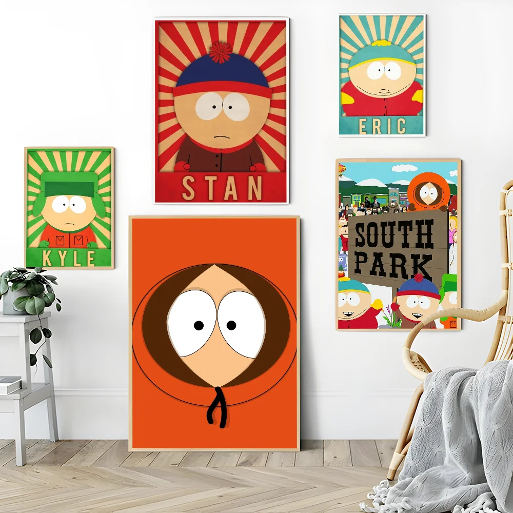 South Park Vintage Anime Comedy Poster Decor