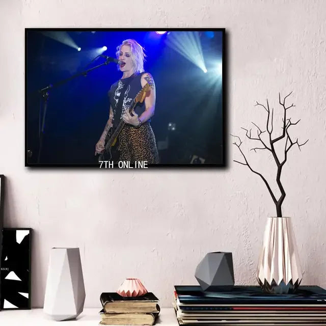 Brody Dalle Canvas Poster: Modern Bedroom Wall Art