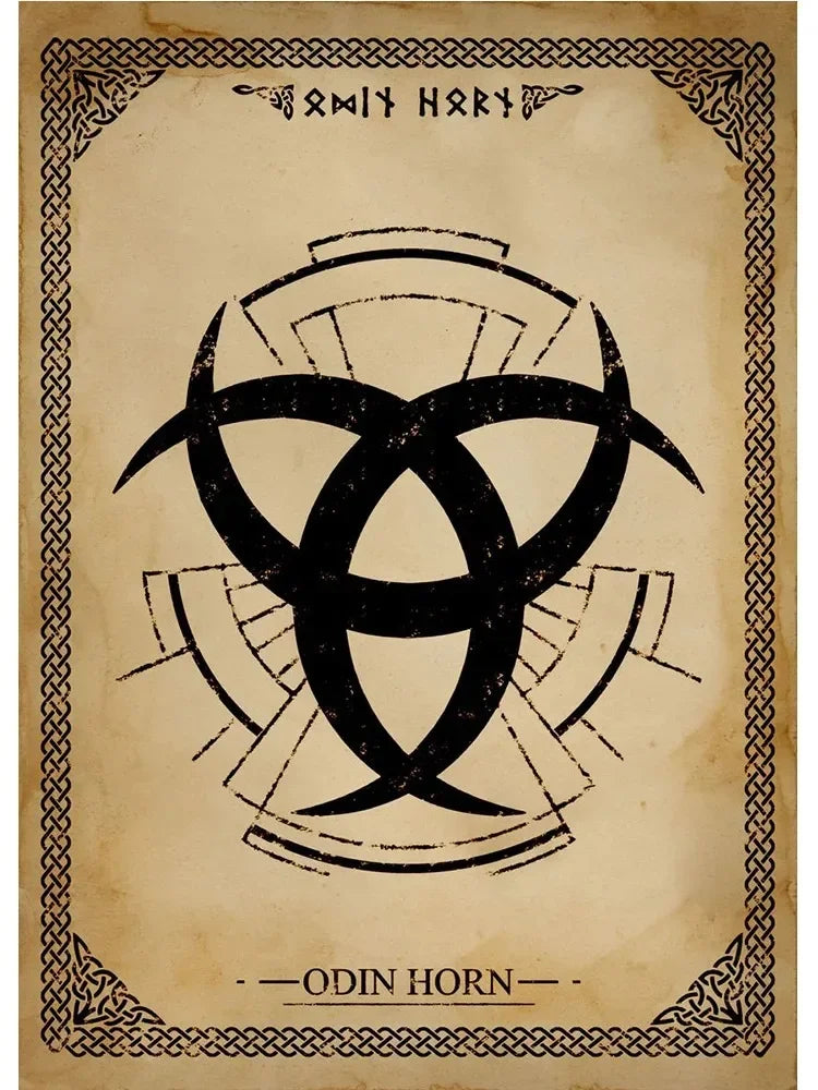 Eye of Horus Tree of Life Canvas Poster Wall Art