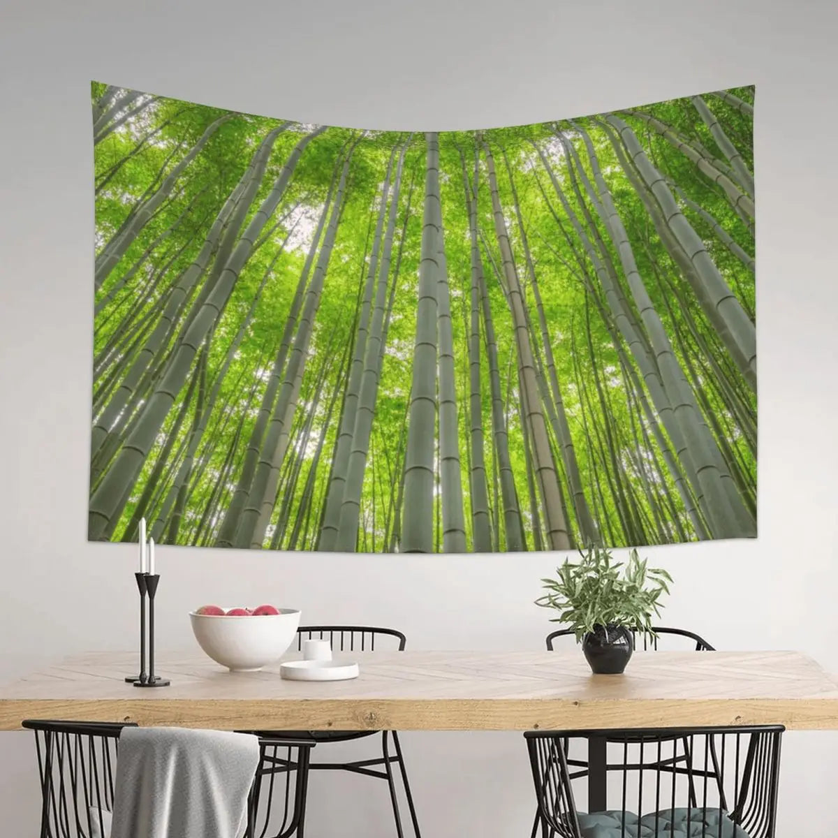 Bamboo Wall Tapestry Home Decor Carpet Aesthetic