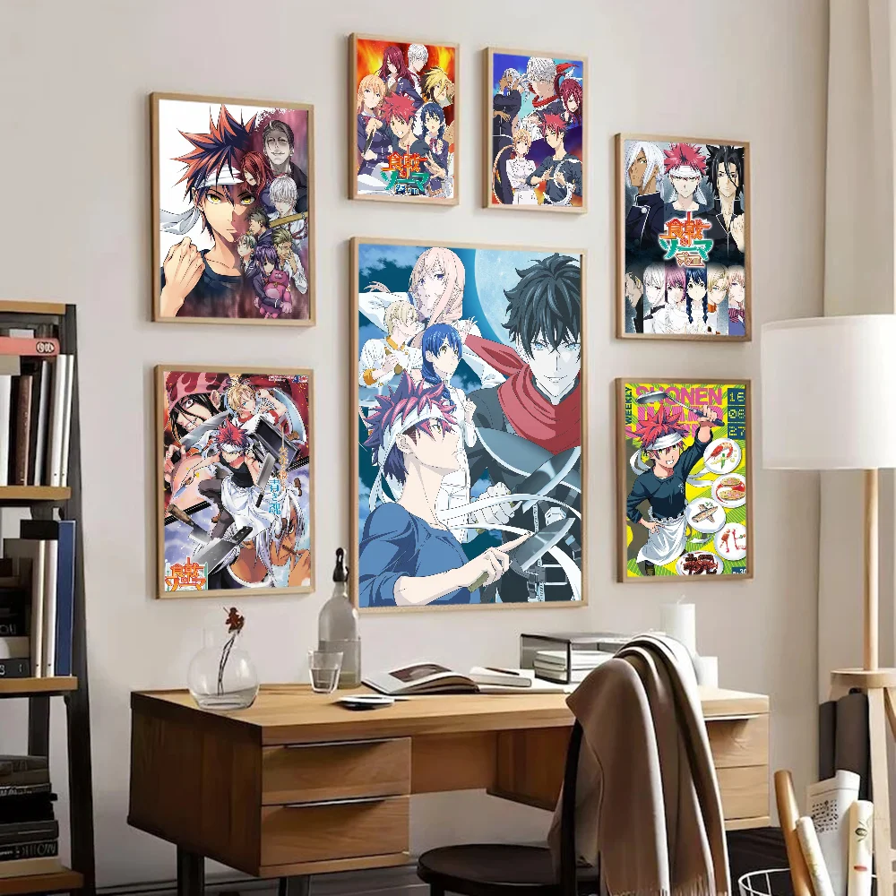 Food Wars Shokugeki no Soma Vintage Posters Decor