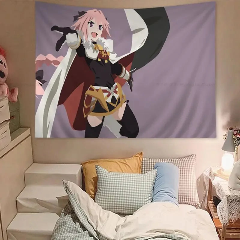 Astolfo Anime Tapestry Wall Decor for Living Room