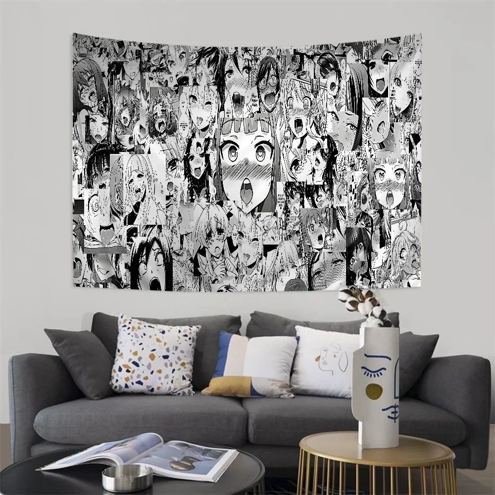 Anime Girl Tapestry Wall Hanging Tarot Dorm Decor