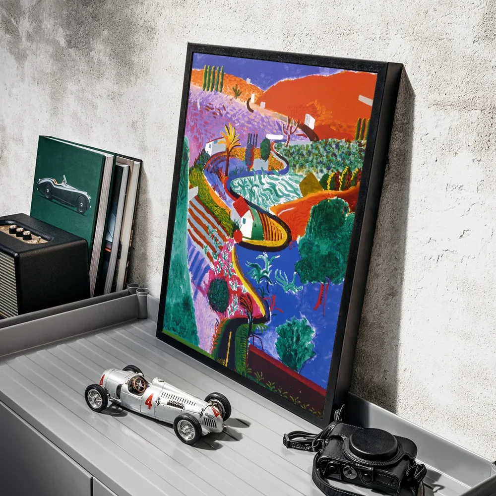 David Hockney Vintage Art Poster Wall Decor