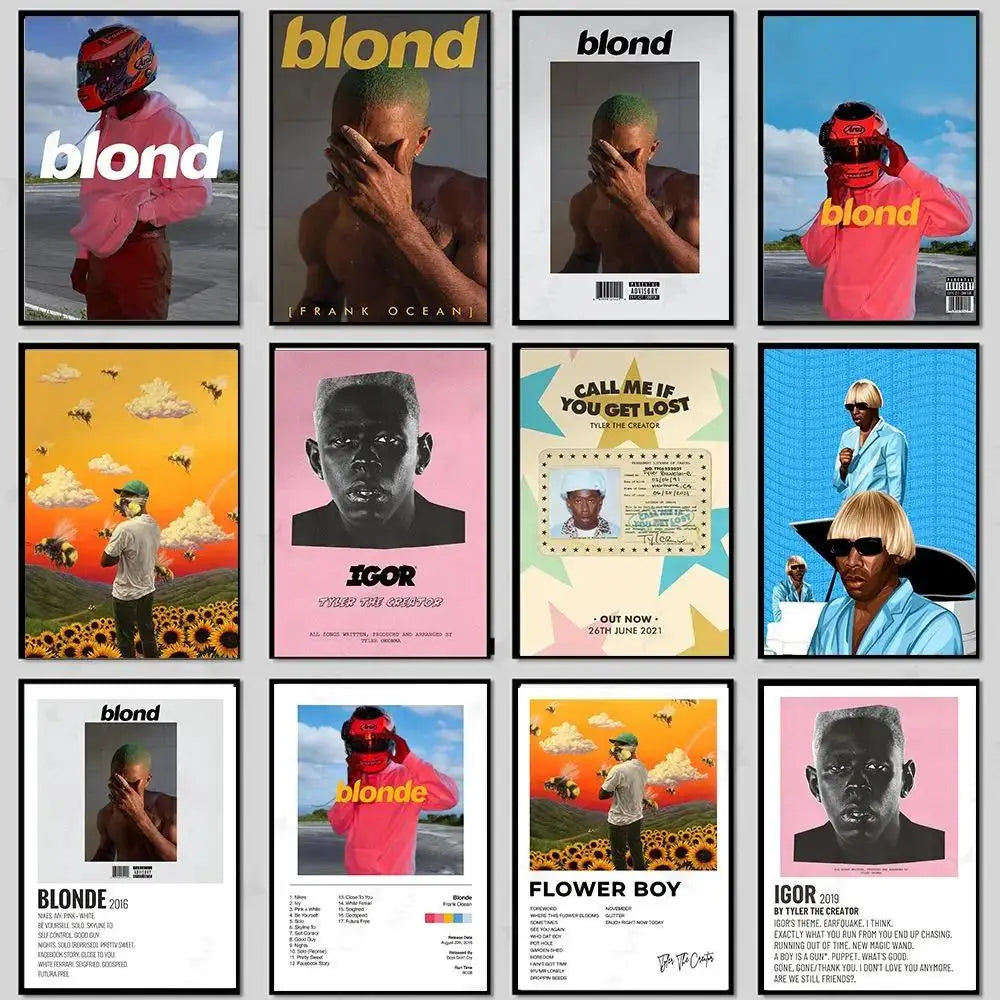 Tyler The Creator Frank Ocean Poster Canvas Wall Art