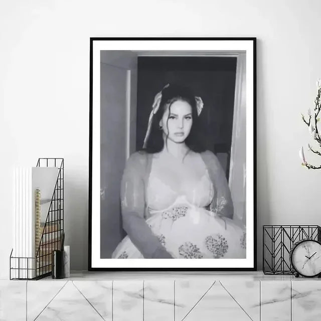 Lana Del Rey Vintage Music Poster Canvas Wall Art