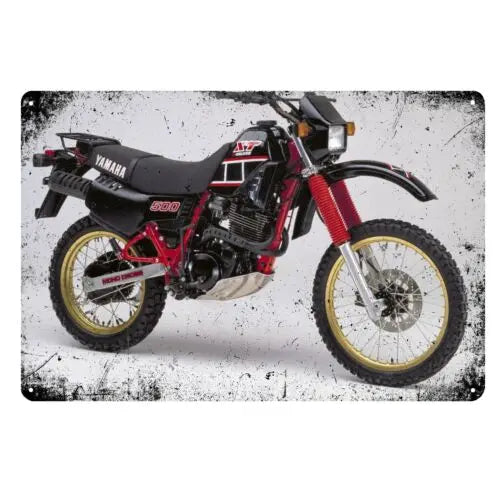 Yamaha XT500 Vintage Motorcycle Metal Sign 20x30cm