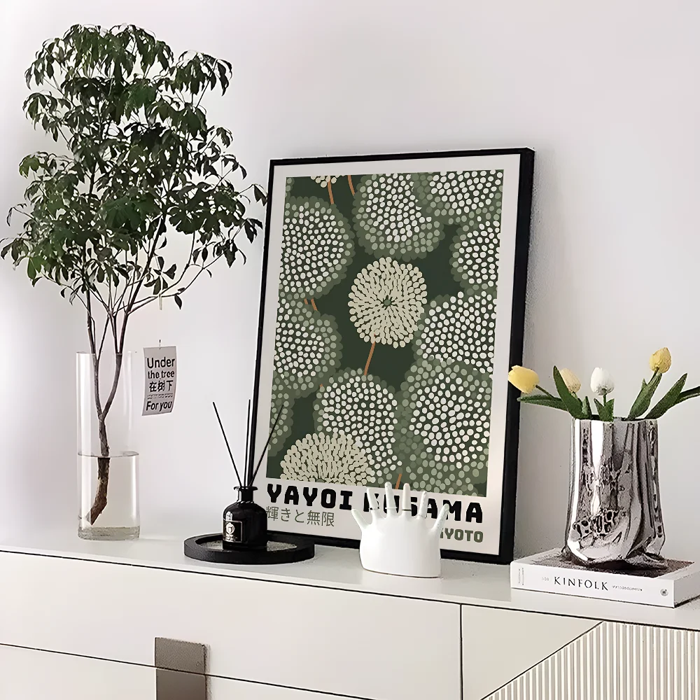 Yayoi Kusama Pumpkin Art Poster Sticker Waterproof