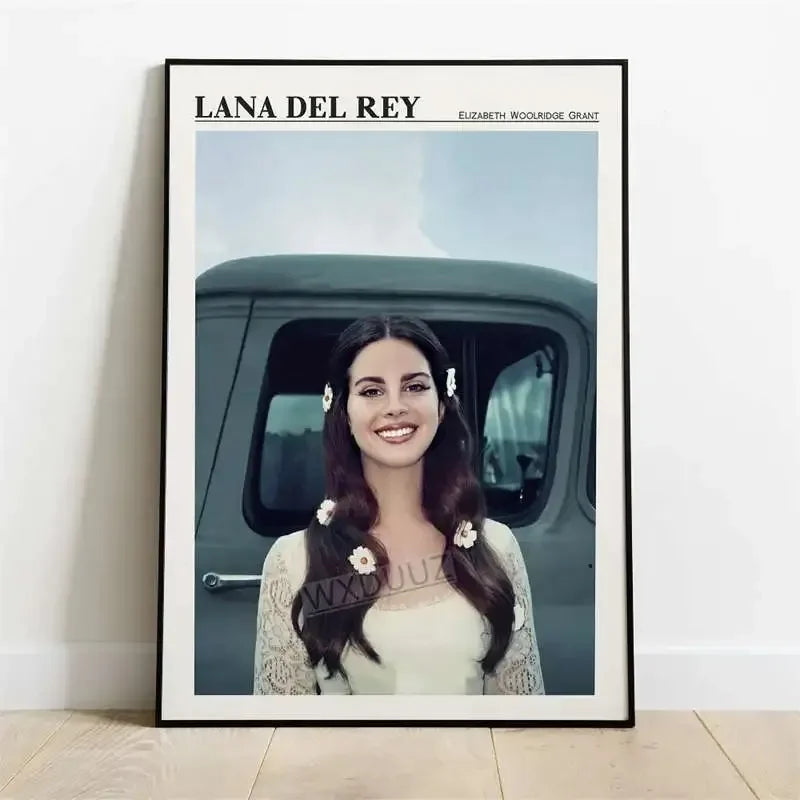 Lana Del Rey Pop Art Poster Canvas Wall Decor