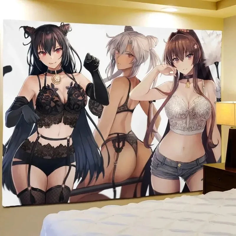 Mikasa Attack on Titan Tapestry Anime Room Decor