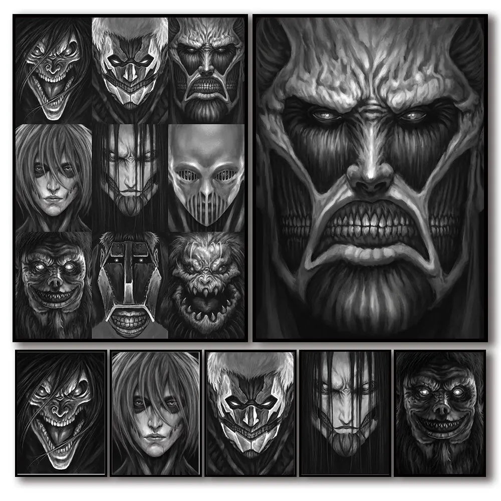 Attack on Titan Anime Canvas Poster Wall Decor