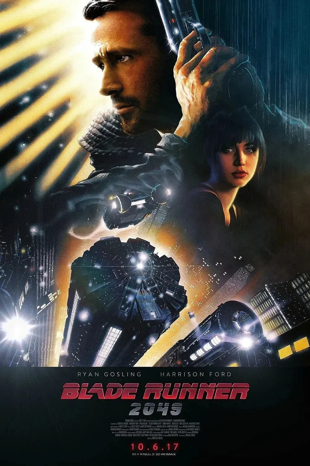 Blade Runner Sci-Fi Canvas Poster Wall Art Decor