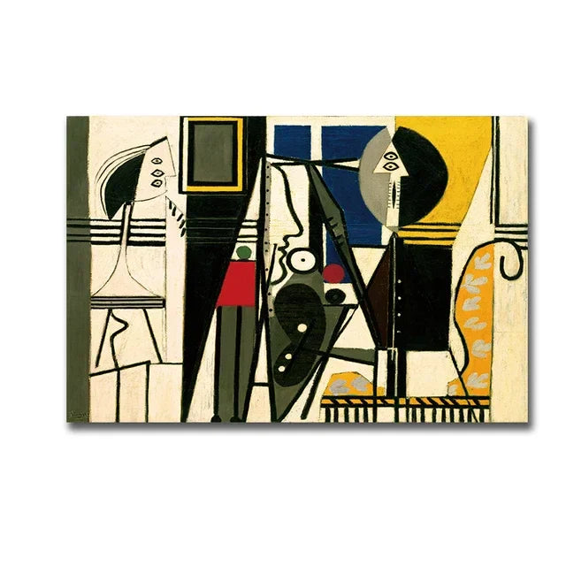 Picasso Canvas Art Print - Living Room Wall Decor