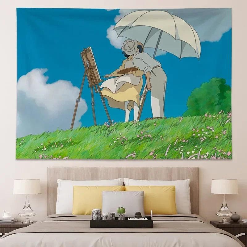 Anime Tapestry Kawaii Teen Room Decor Wall Hanging