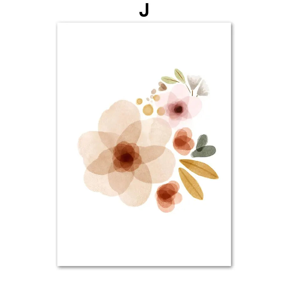 Boho Nursery Wall Art: Cat Bird Bear Canvas Prints